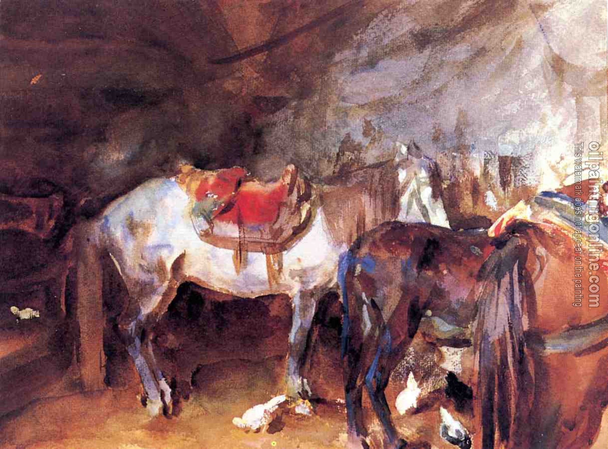 Sargent, John Singer - Arab Stable